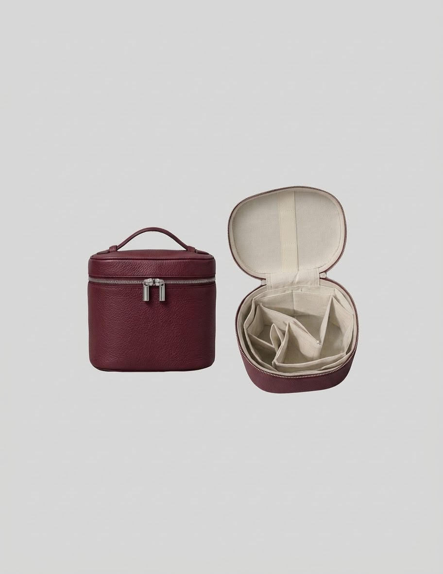 Angel's Vanity Bag - Burgundy